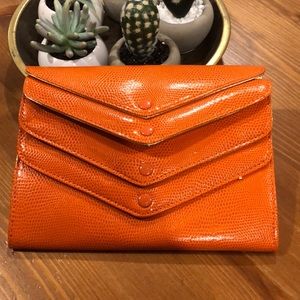 Squared by Sondra Roberts multi pocket clutch
